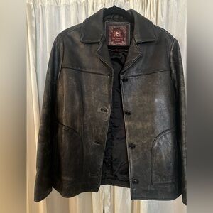 The Territory Ahead leather jacket, women’s medium.